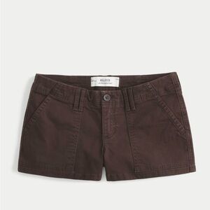 Hollister Women's Low-Rise Twill Shortie Shorts